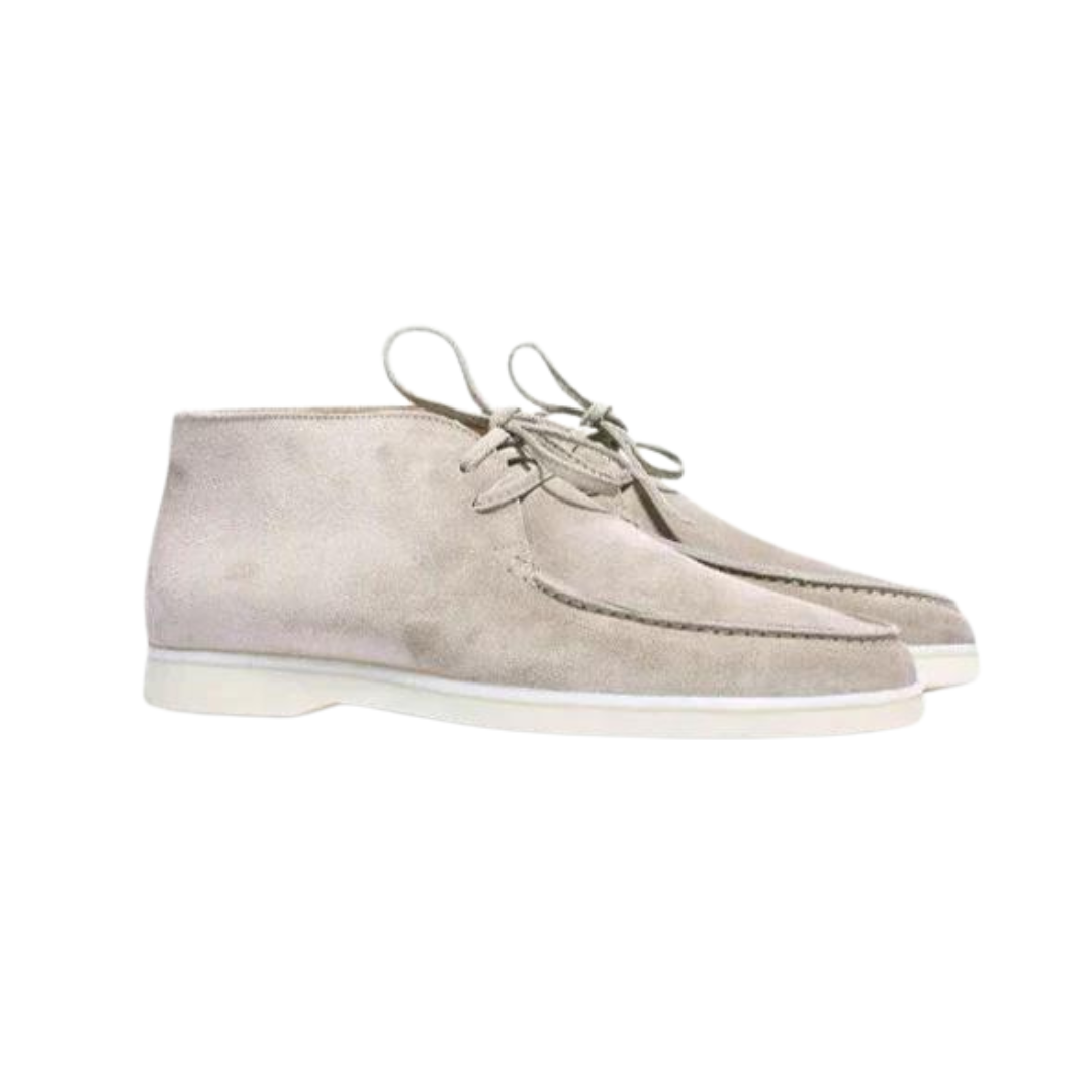 Lenoir™ | Suede shoes with laces