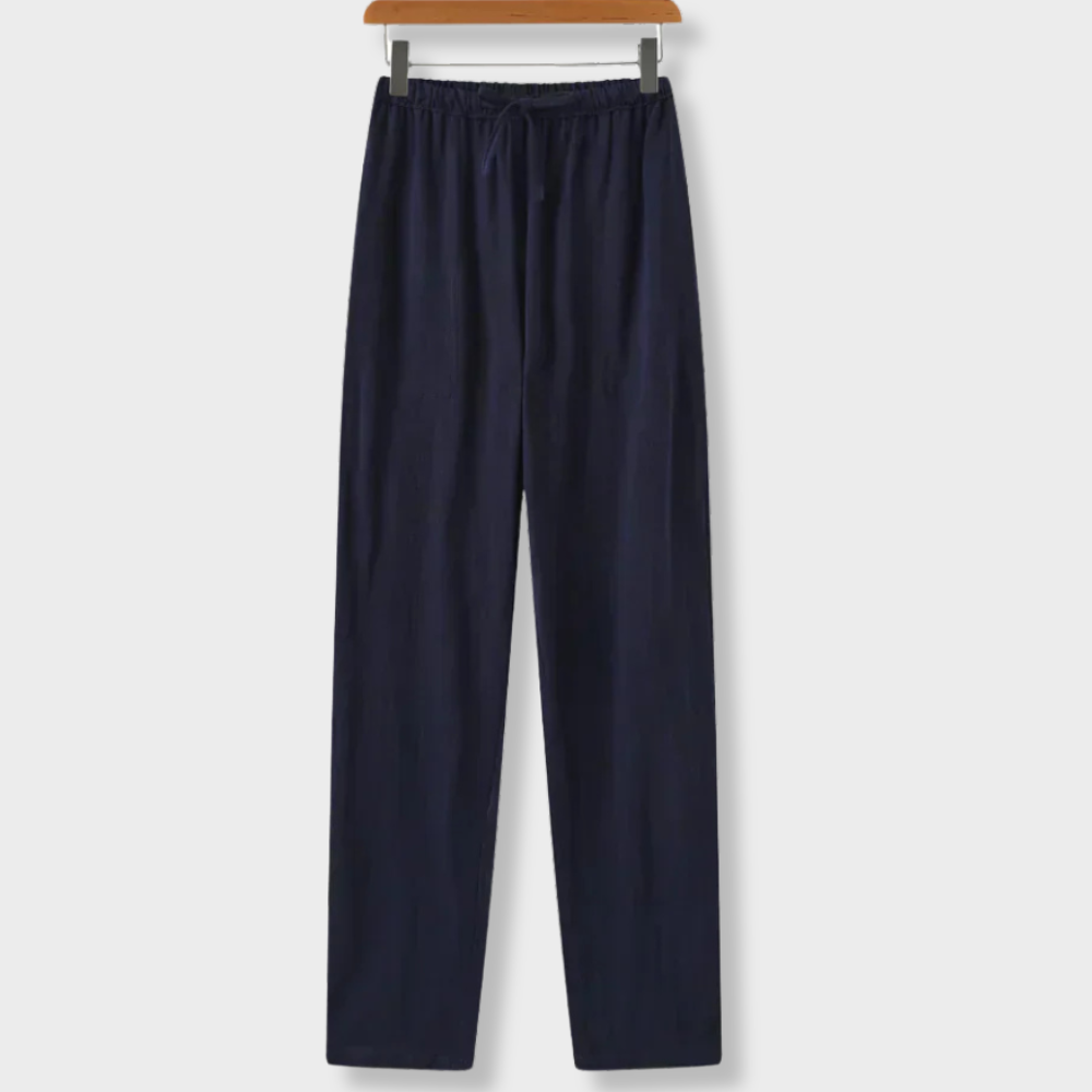 Slim linen pants