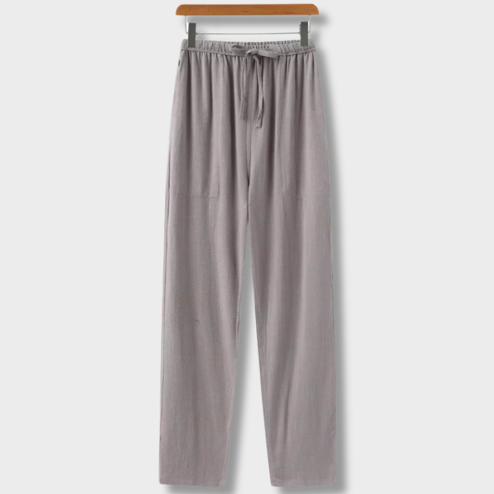 Slim linen pants