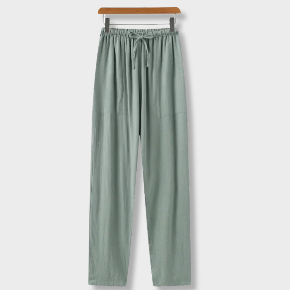 Slim linen pants