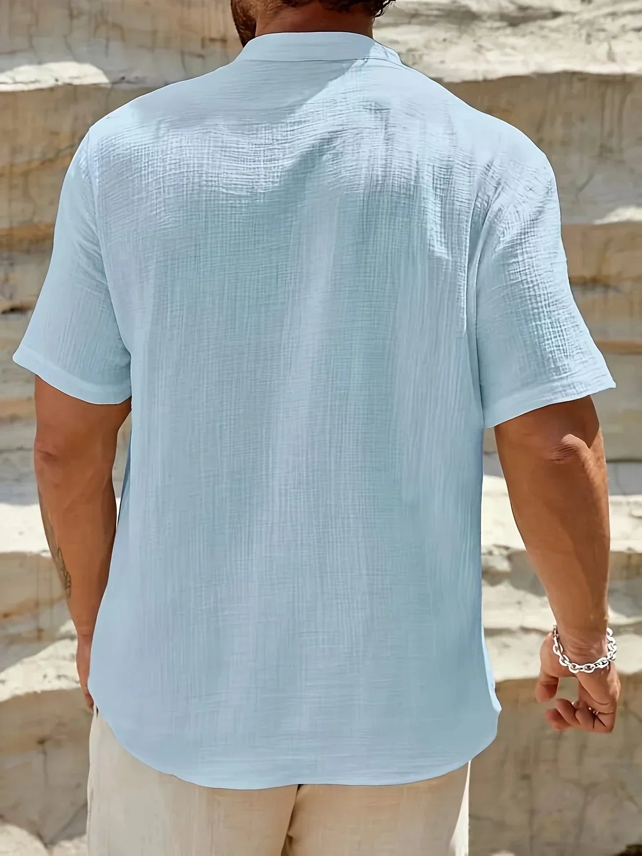 Lenoir™ | Elegant Summer Shirt with High Collar