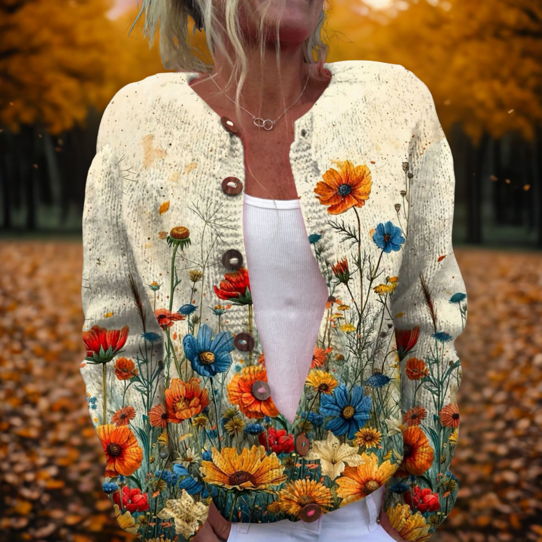 Helena | Vintage Flower Cardigan