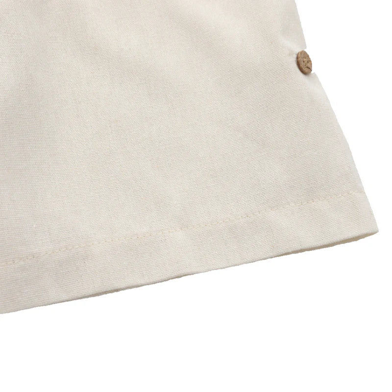 Linen polo shirt