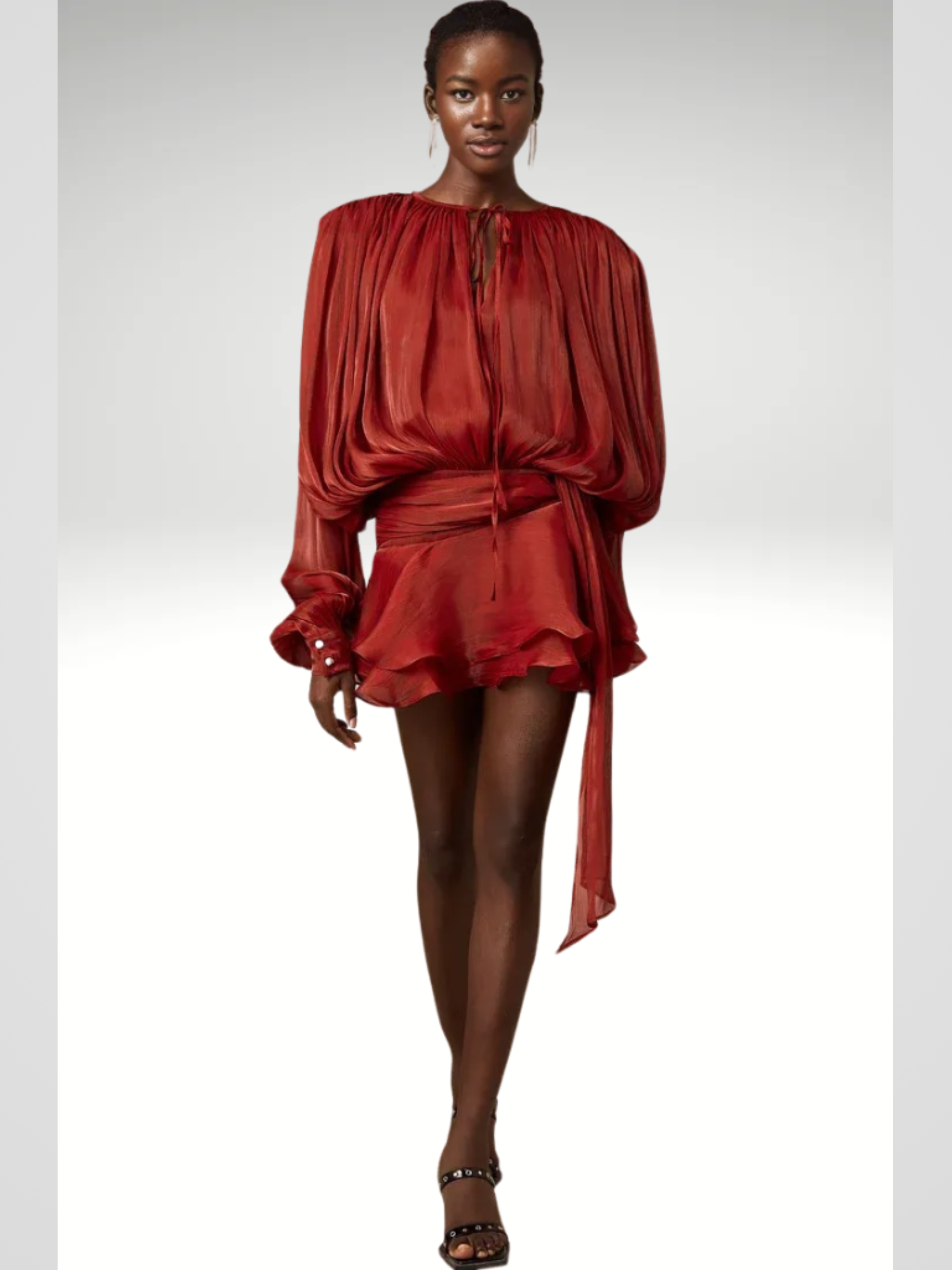 ISLA DRAPED MINI DRESS