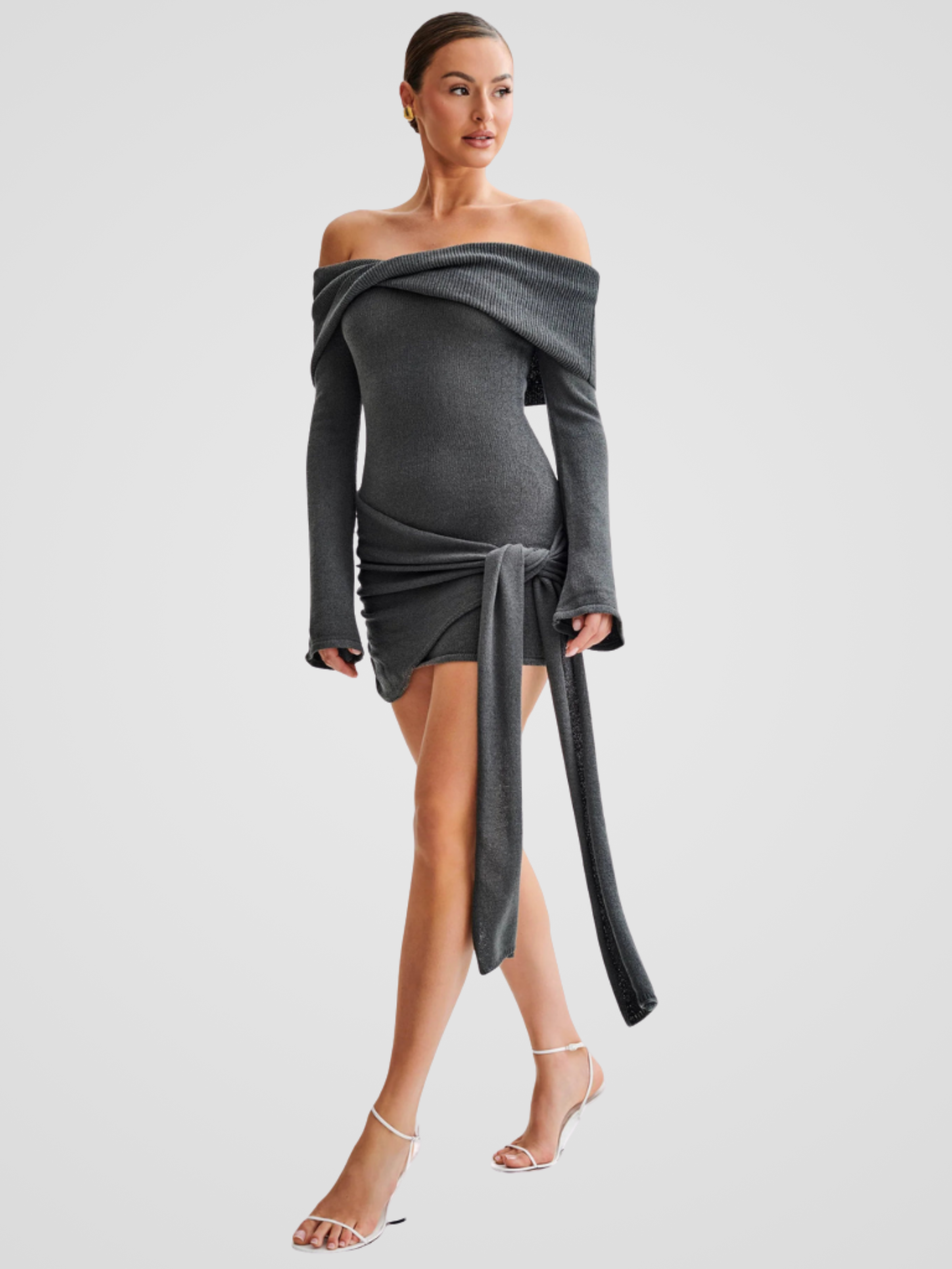 GLAMOUR MINI WRAP DRESS