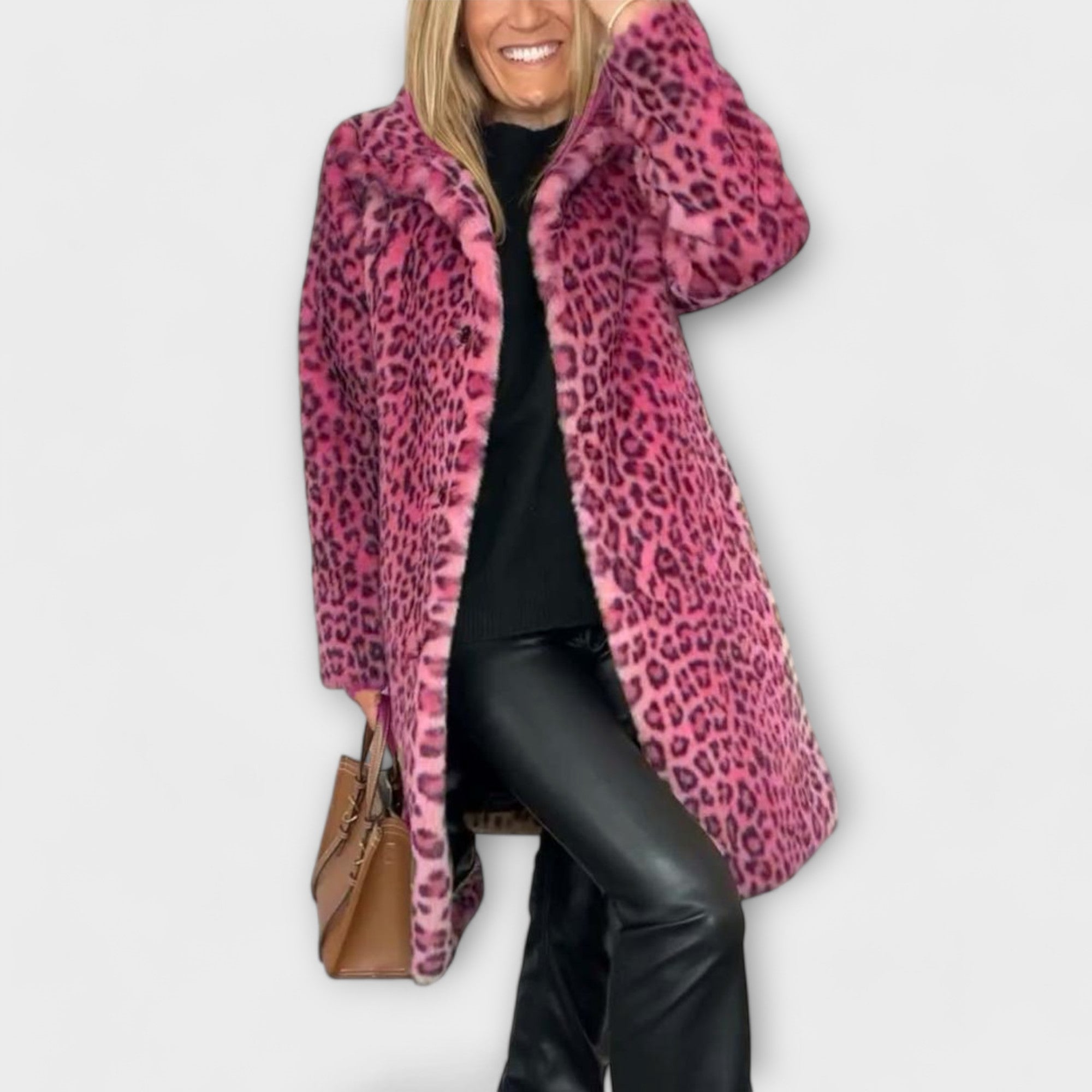 Leopard print coats