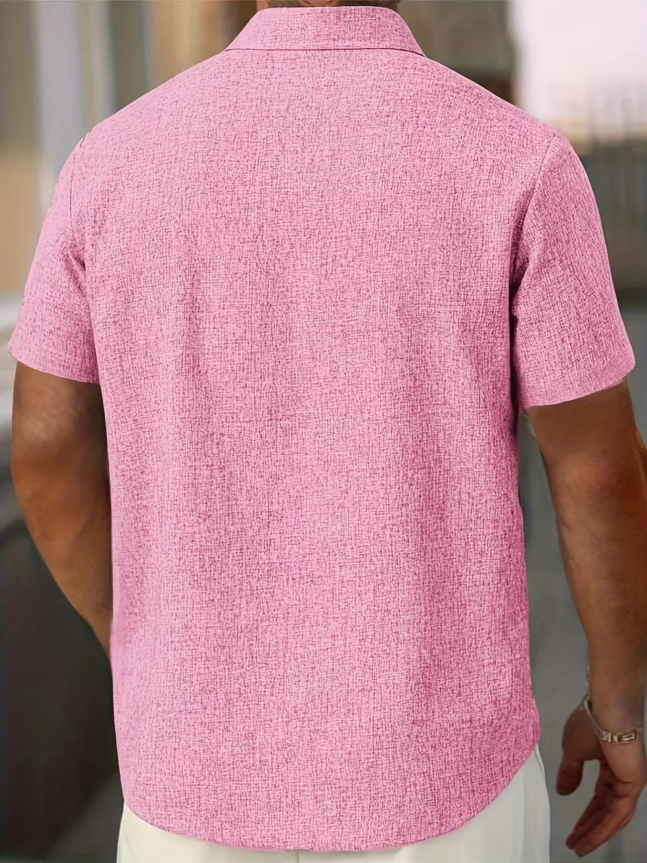 Lenoir™ | Lightweight short-sleeve shirt in a linen blend