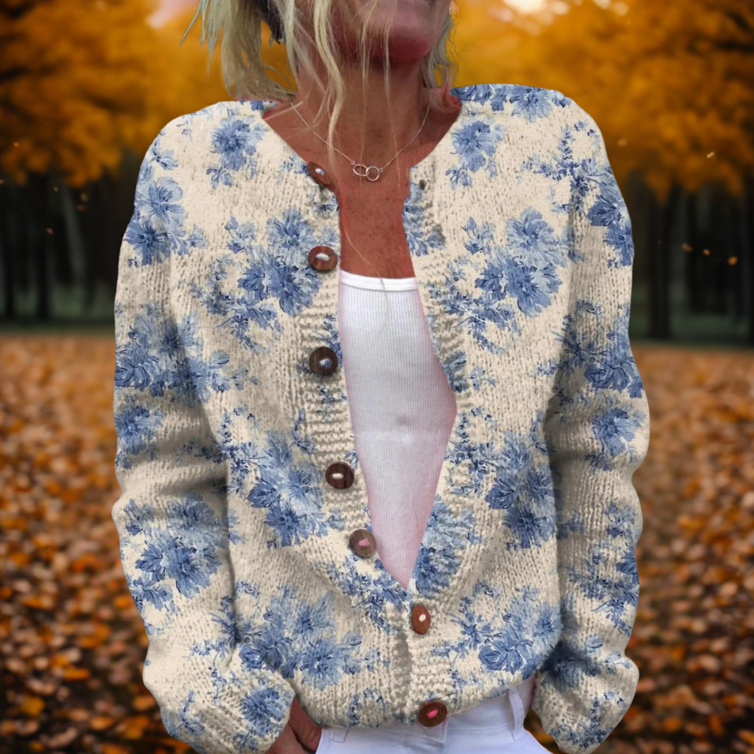 Lianne | Floral Art Cardigan