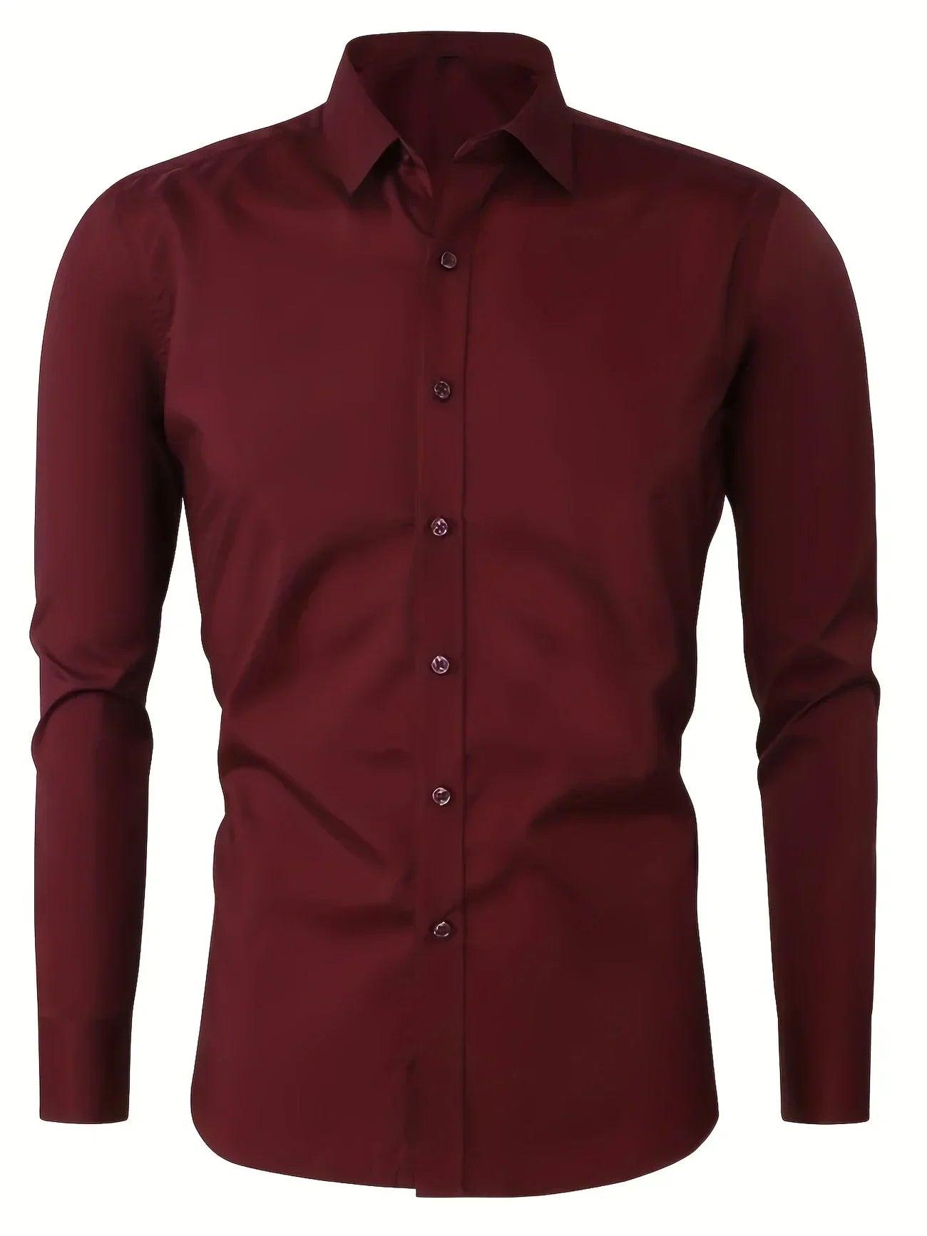 Lenoir™ | Elegant long-sleeve shirt with buttons