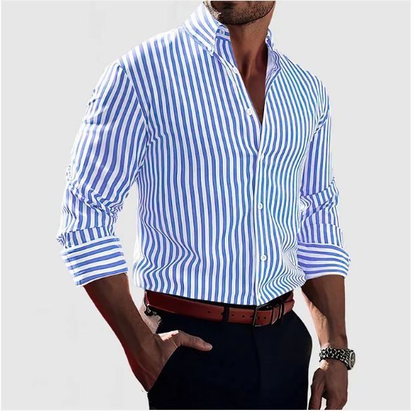 Lenoir™ - Striped Confidence Shirt