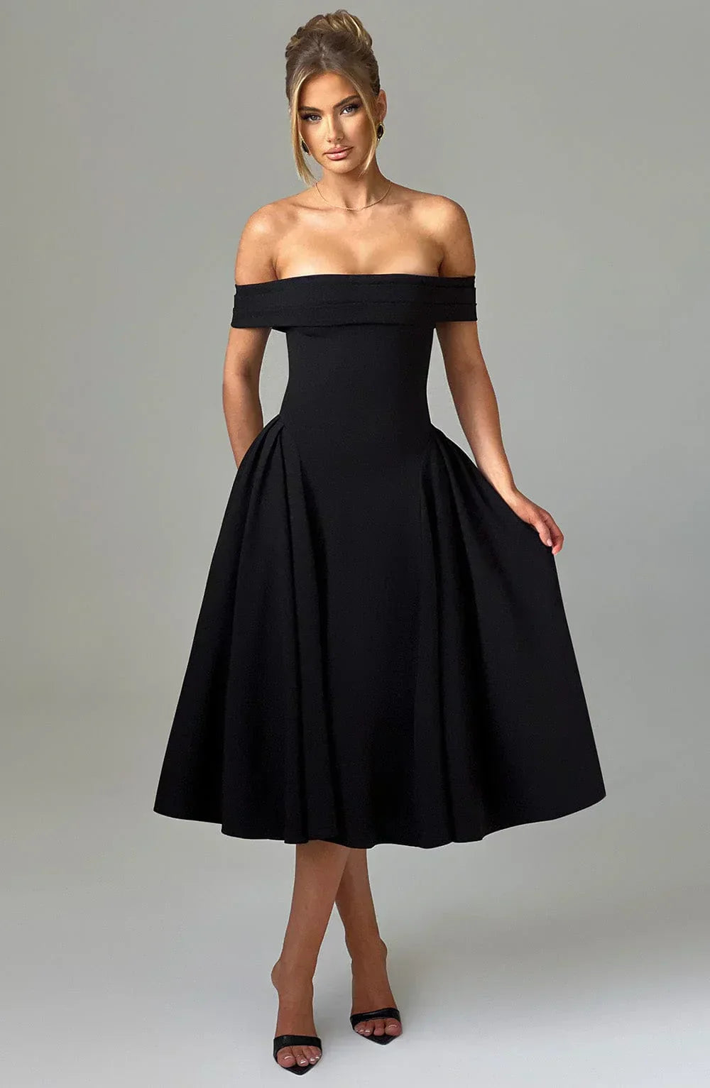 Elegant Midi Dress by Alexander Saint