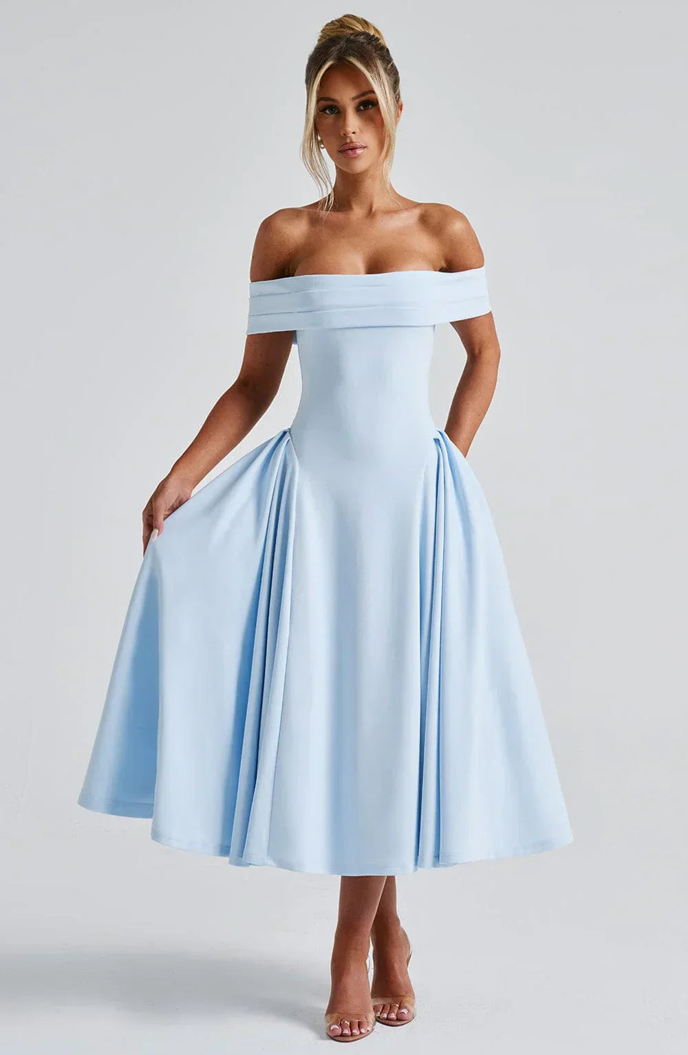 Elegant Midi Dress by Alexander Saint