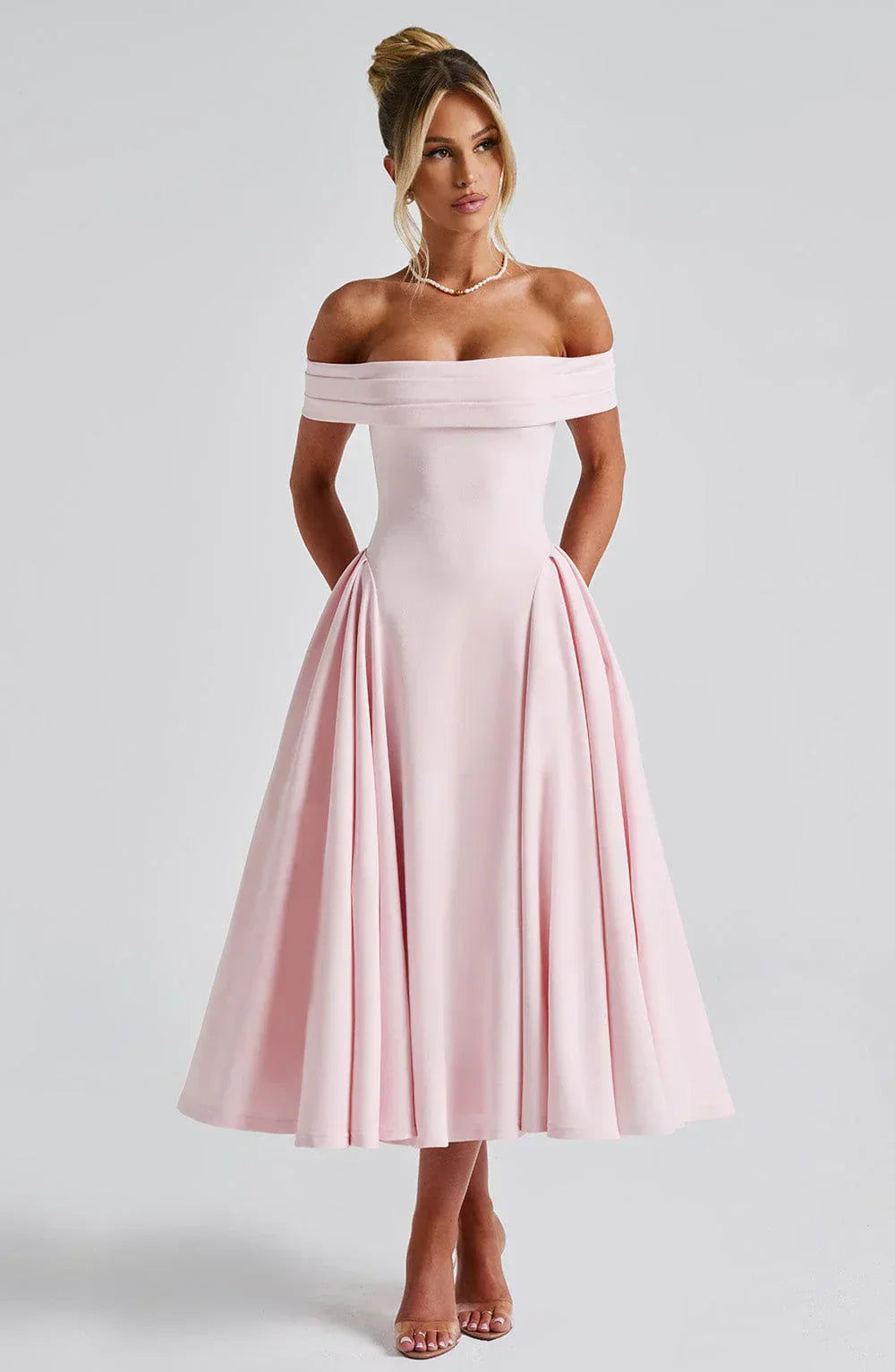 Elegant Midi Dress by Alexander Saint