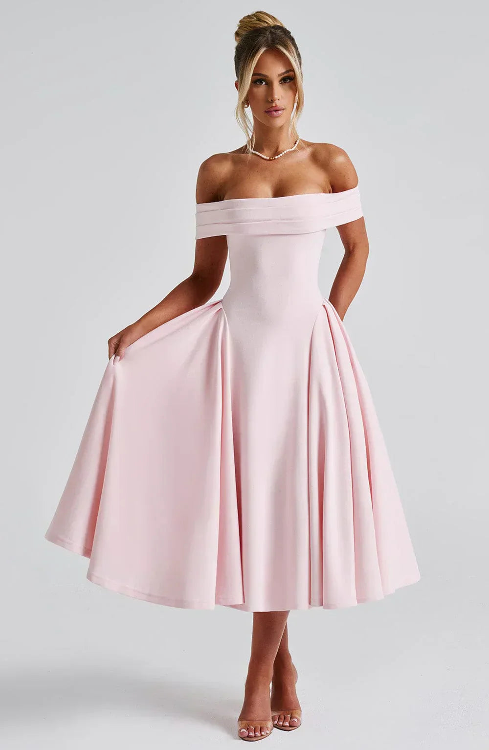 Elegant Midi Dress by Alexander Saint