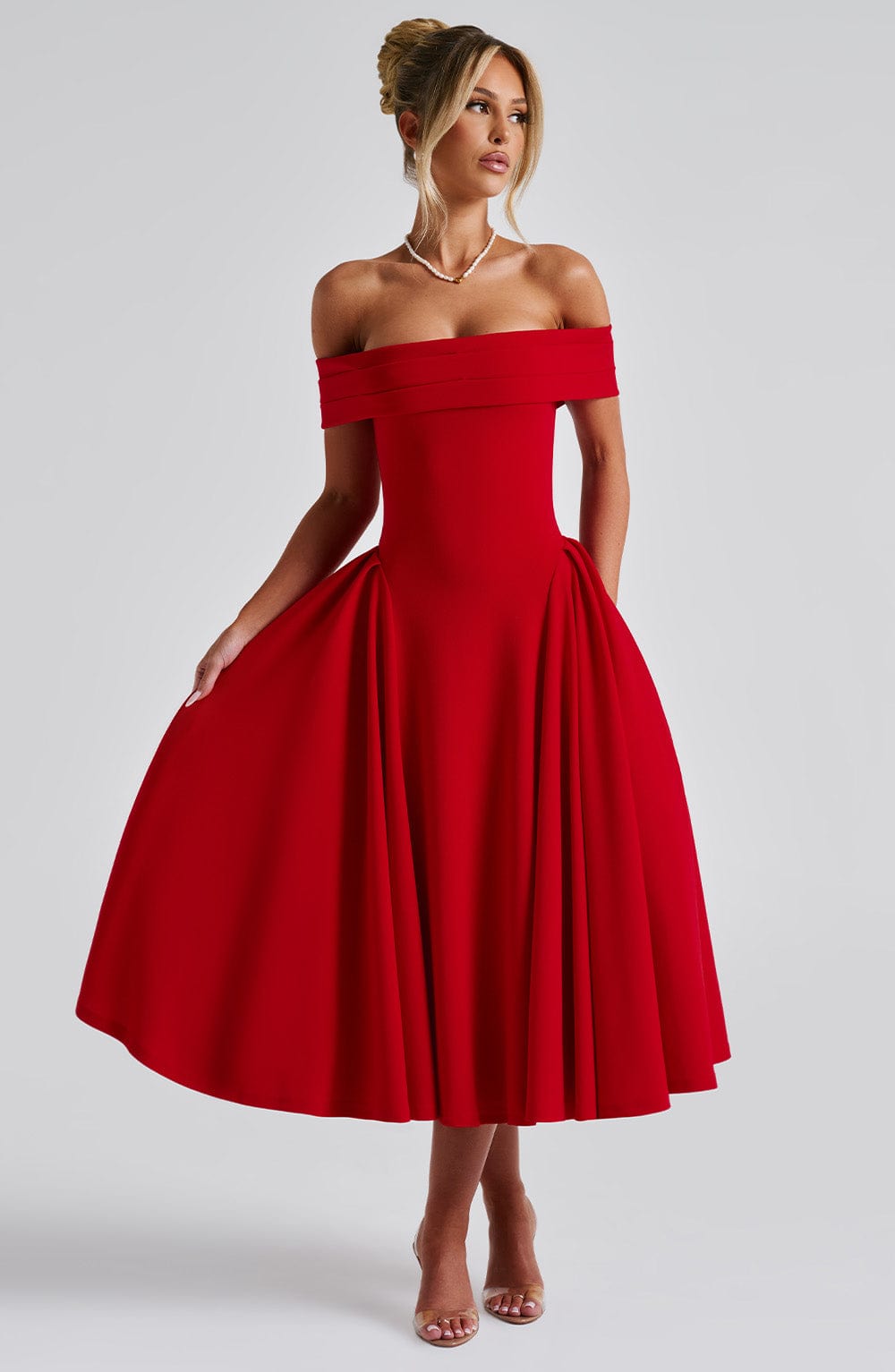 Elegant Midi Dress by Alexander Saint