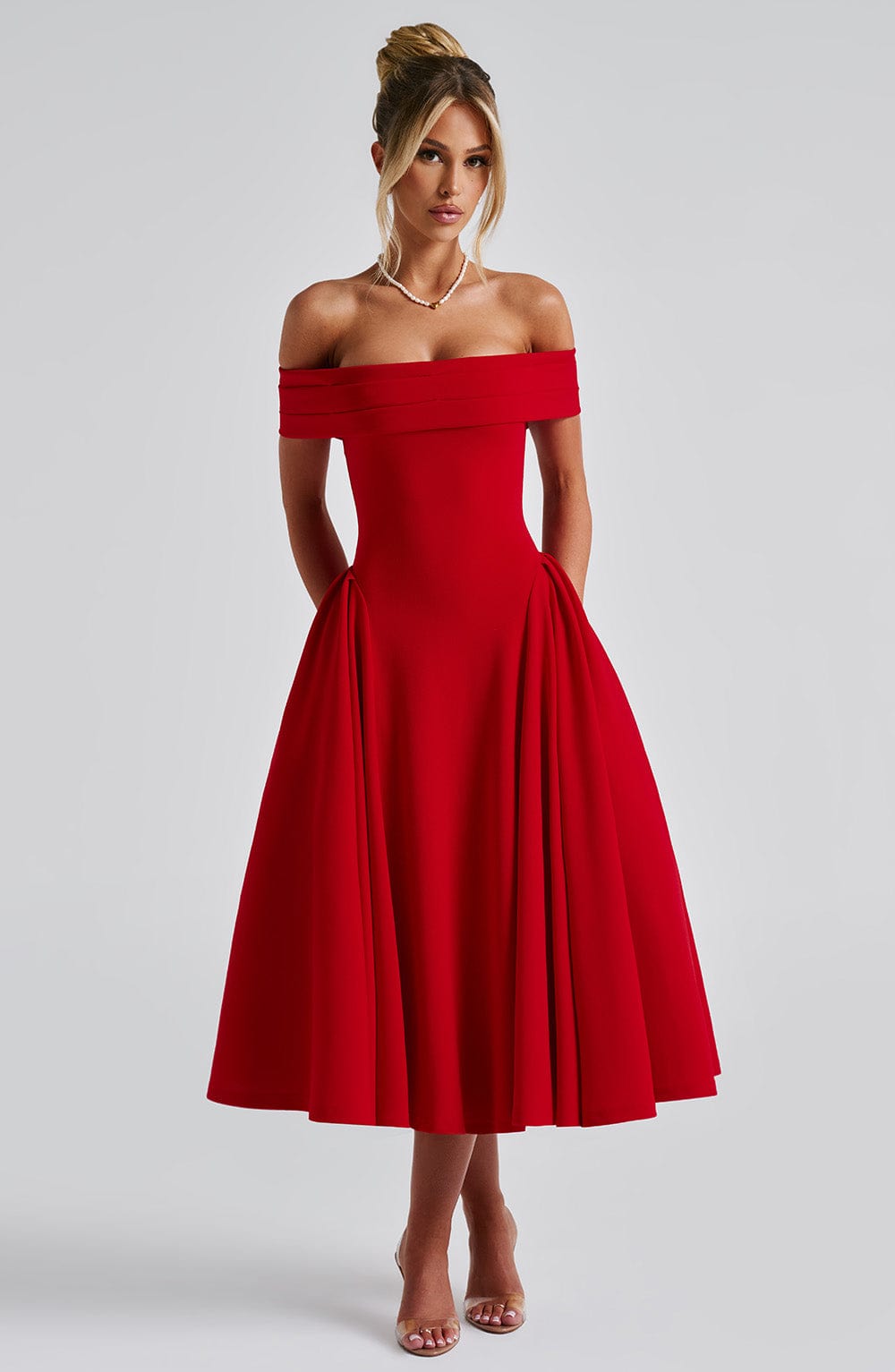 Elegant Midi Dress by Alexander Saint