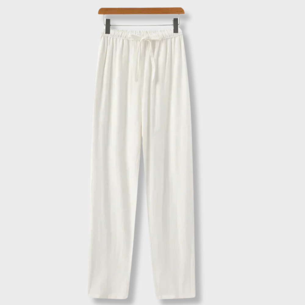 Slim linen pants