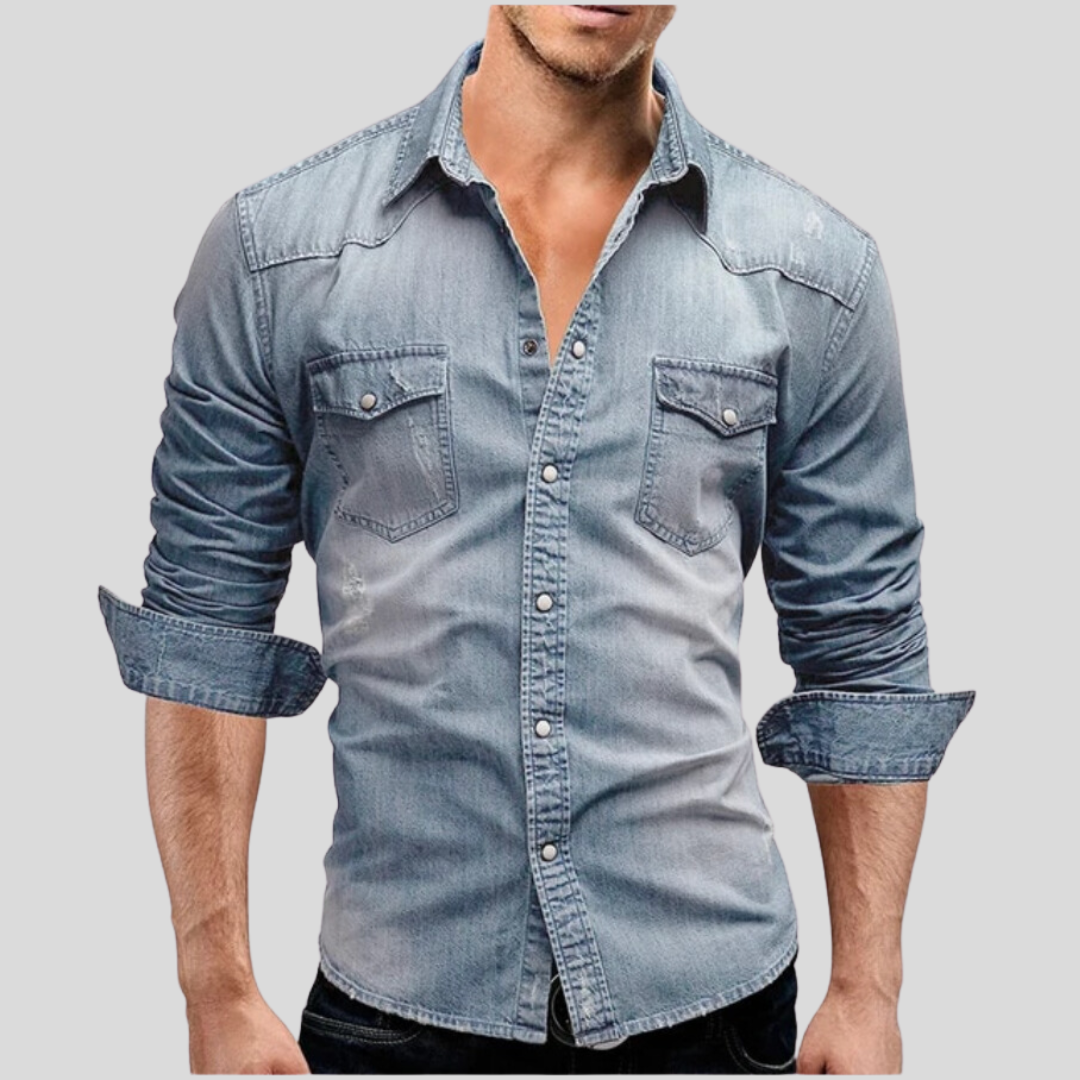 Lenoir™ - Modern Style Denim Shirt