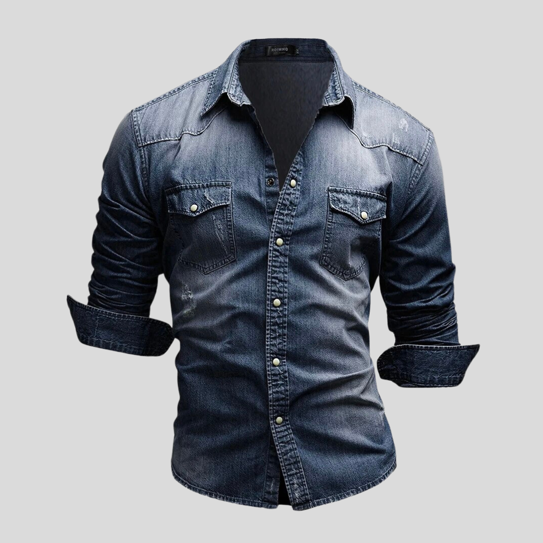 Lenoir™ - Modern Style Denim Shirt