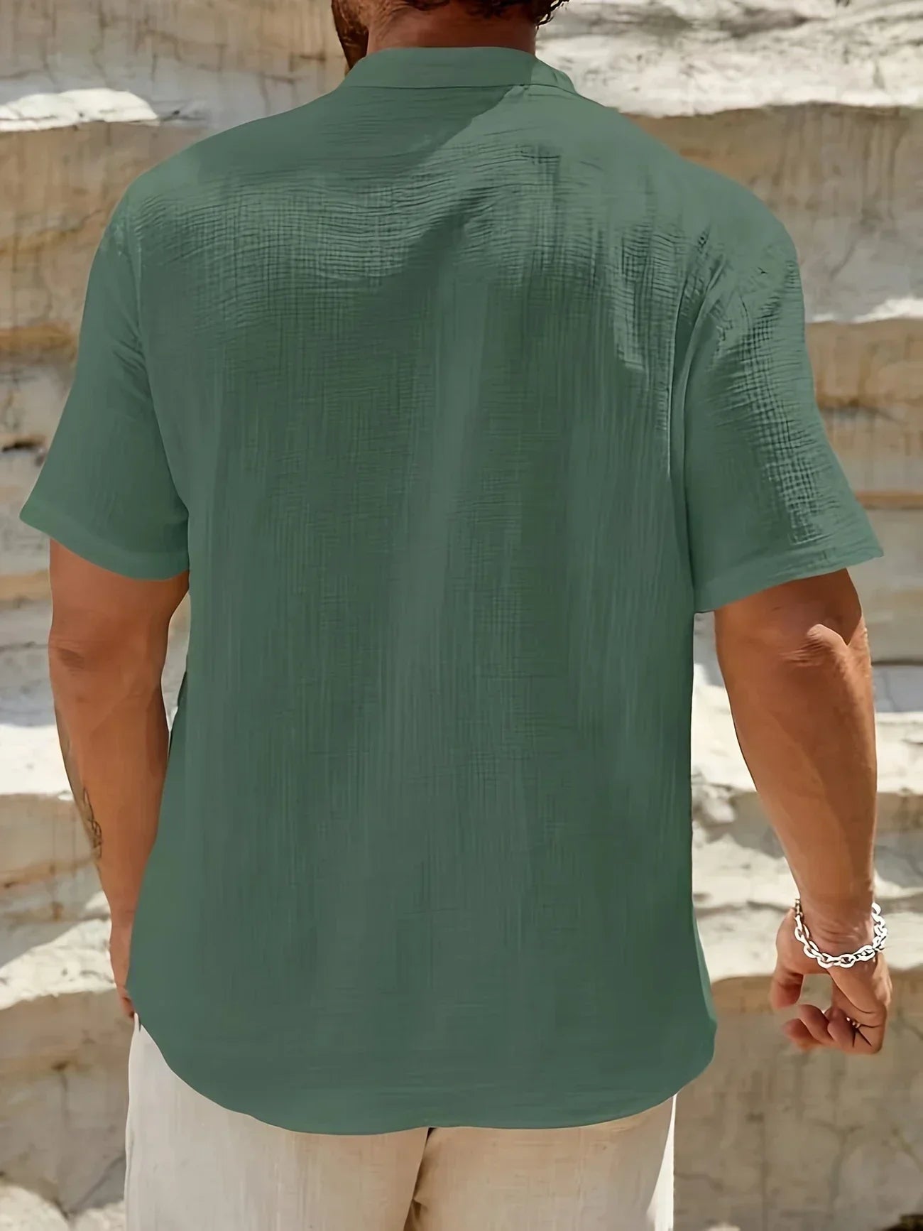 Lenoir™ | Elegant Summer Shirt with High Collar