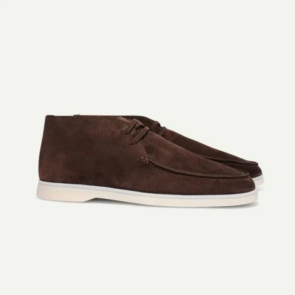 Lenoir™ | Suede shoes with laces