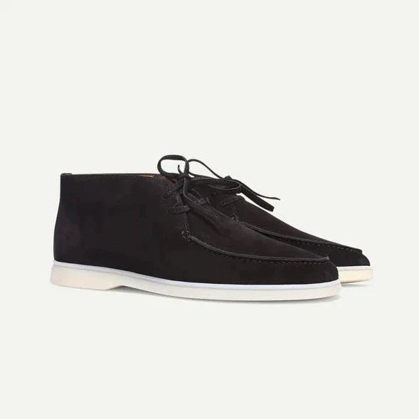Lenoir™ | Suede shoes with laces