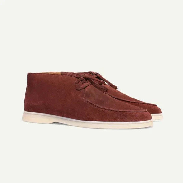 Lenoir™ | Suede shoes with laces