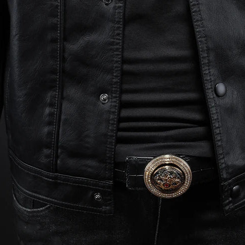 Darius™ | Premium Moto-Style Leather Jacket