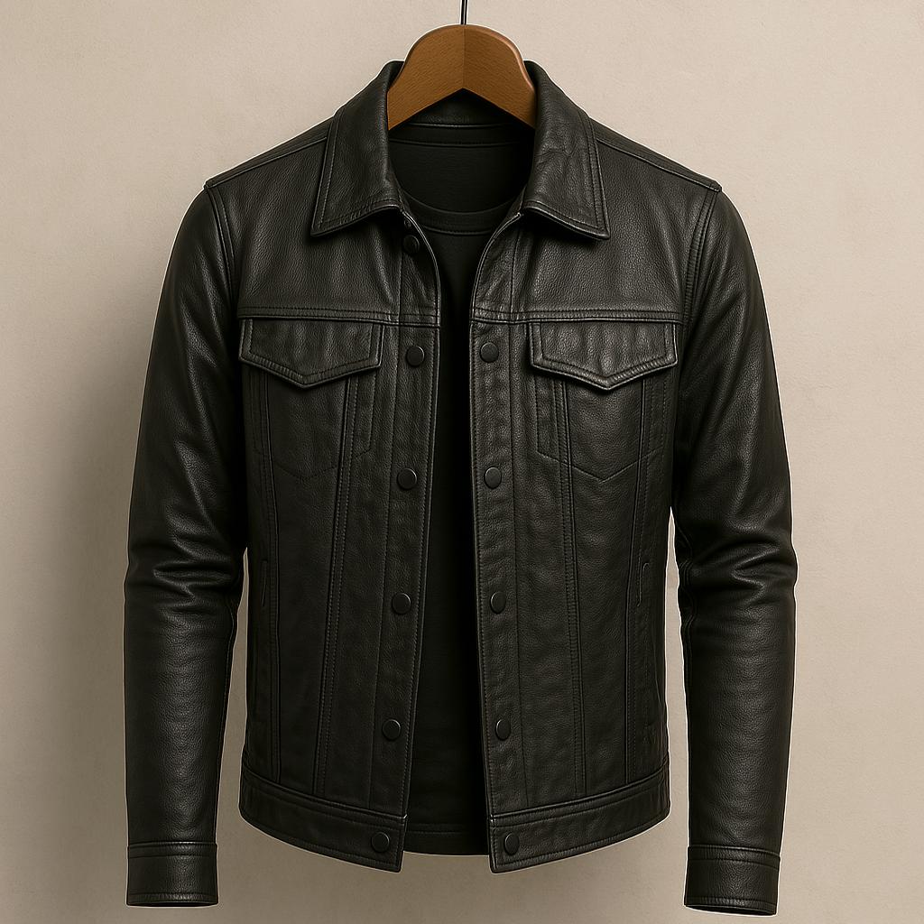 Darius™ | Premium Moto-Style Leather Jacket