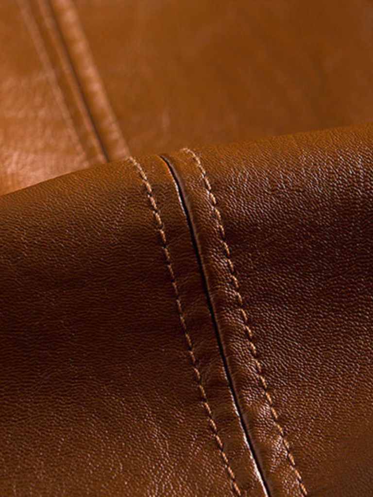 Bold Caramel Leather Jacket - Alder & Voss