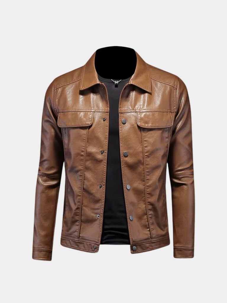 Bronze Rebel Leather Jacket – Alder & Voss