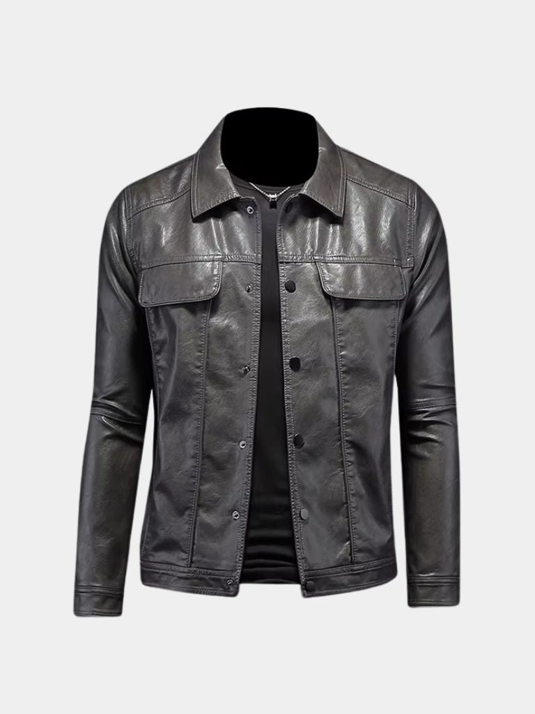 Bronze Rebel Leather Jacket – Alder & Voss