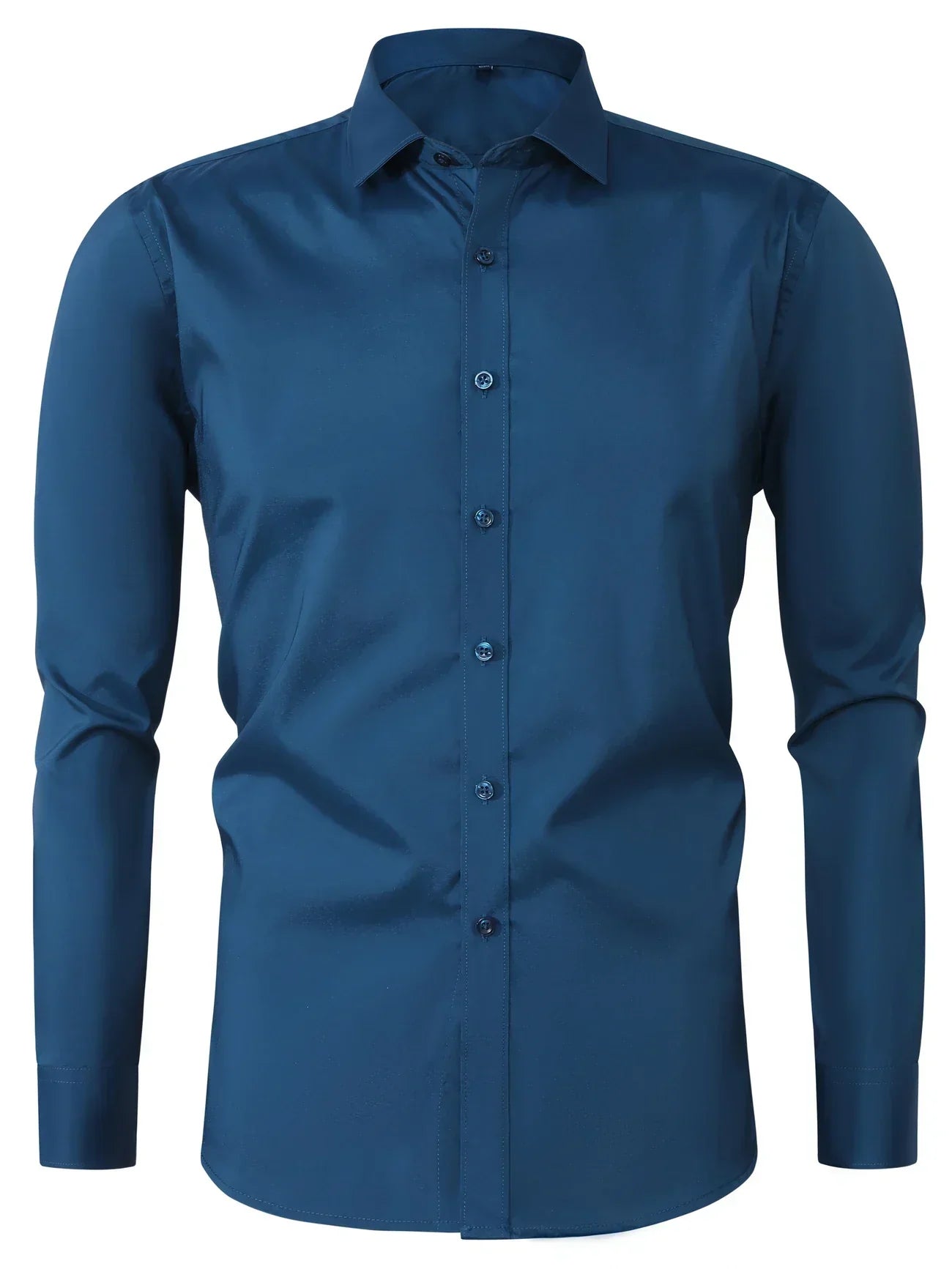 Lenoir™ | Elegant long-sleeve shirt with buttons
