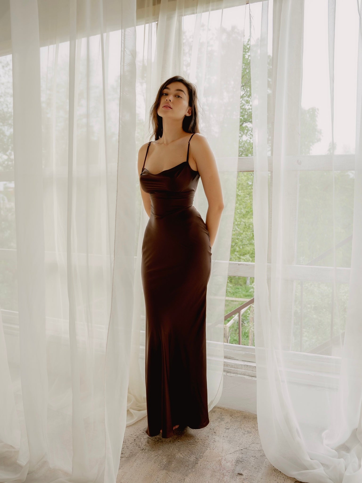 Ethereal Satin Slip Dress