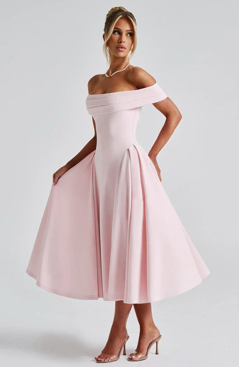 Elegant Midi Dress by Alexander Saint