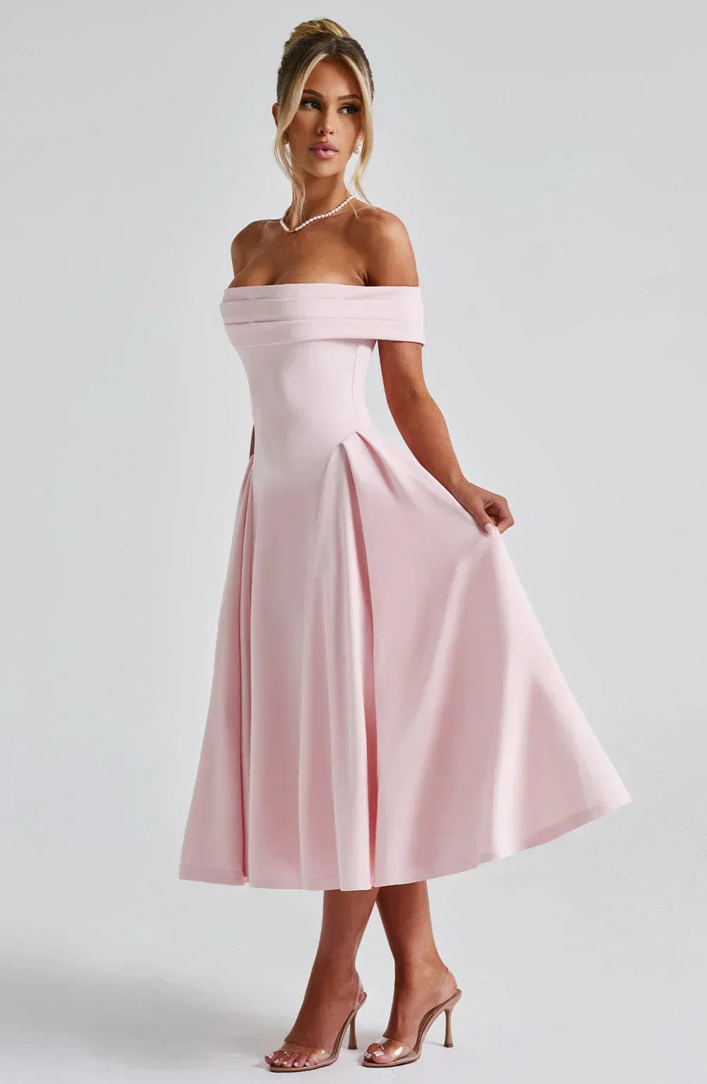 Elegant Midi Dress by Alexander Saint