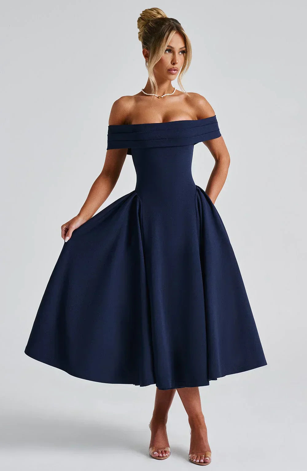 Elegant Midi Dress by Alexander Saint